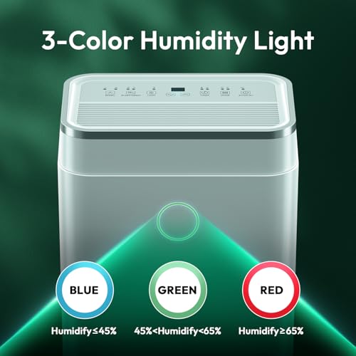 Image of Dehumidifier for Basement with Drain Hose 4500 Sq.Ft - 50 Pint 1.7 gal Tank