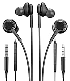 WASRUYI Casque Filaire 3,5 mm (2 Pack) Casque avec Microphone Ordinateur PC Ordinateur Portable Gaming Prise Écouteur Jeu Vidéo Casque en in Ear Galaxy S10 Enfant pour l'École Chromebook Auriculaires