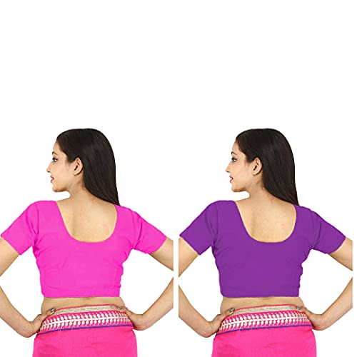 Image of Namita Women's Rubia Cotton Solid Half Sleeve Blouse