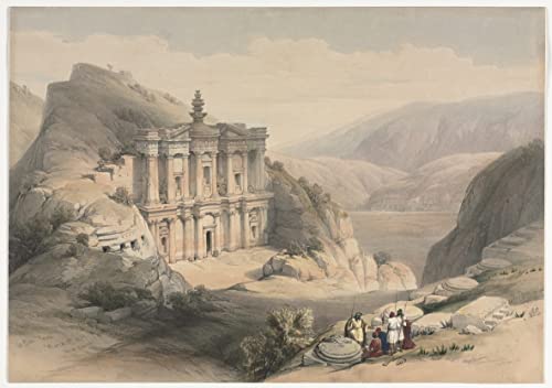 Tableau El Deir Petra David Roberts pour une décoration de salon évasion