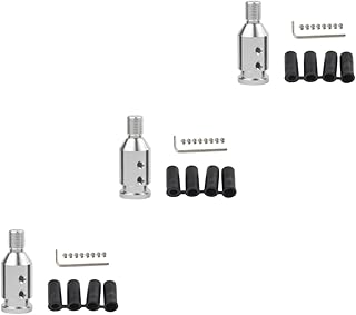 ibasenice 3 Peças De Câmbio Não Rosqueado Câmbio Automático Convers Crânio Câmbio De Marcha Mini Botão Câmbio Botão Universal Botões De Câmbio 5 Botões Engrenagens Acessório De Carro