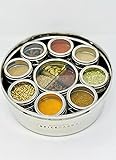 Stainless Steel Spice Box | Salt Paper Unique Design for Spices | Spice Box with Individual...