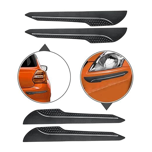 Image of AOSIS-Car Bumper Protector /Bumper Guard for Toyota Fortuner Legender with Single Chrome Stripe (4-Pcs)