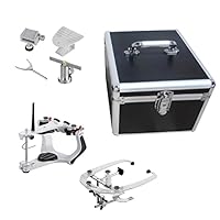 Global Dental Lab Artikulator, hochpräzise, halbverstellbare Gelenkbänder mit Standard-Gesichtsbogen und Aluminiumbox XG-A01