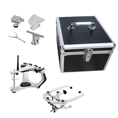 Image of High Precision Lab Semi Adjustable Articulator with Facebow Carry Aluminum Box