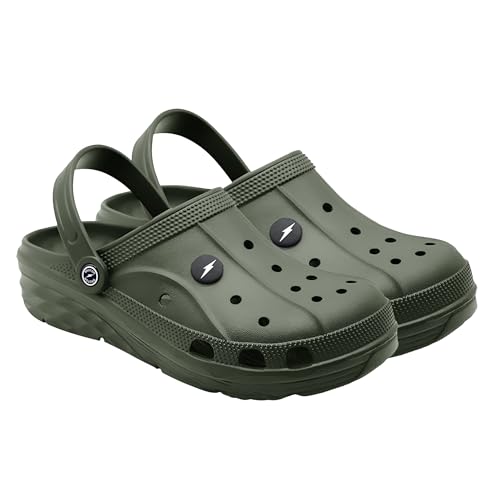 Image of BRUTON Extra Soft Men's Classic Casual Sandals /Clogs Adjustable Back Strap | Lightweight | Stylish & Non-Slip | Waterproof & Everyday Mules for Men & Boys