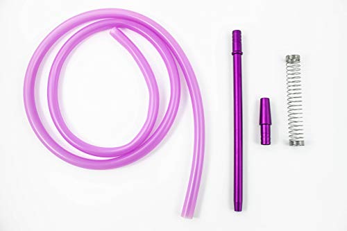 Silikonschläuche mit perfektem Aluminium-Finish für alle Arten von Bongas, Shishas und Wasserpfeifen. Sie hinterlassen… – Bild 3
