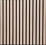 Wall!Supply 3D Soundproof Wall Panels – Acoustic Natural Oak Finish – EPS Foam Wallpaper Alternative for Living Room, Bedroom & Office – Easy DIY Installation – 6 Pack, Covers 10.87 Sq Ft
