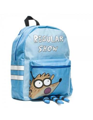 Animewild Regular Show Mordecai & Rigby Hooded Backpack