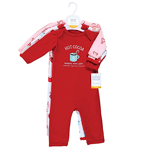 Image of Hudson Baby Baby Cotton Union Suit, 3 Pack