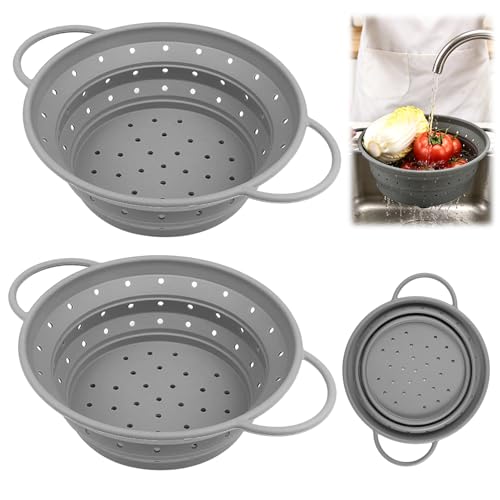 Rairsky 2 Coladores Silicona Plegables 28cm Sin BPA