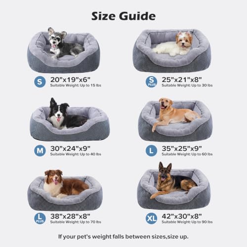 Image of INVENHO Large Dog Beds Large Sized Dog, Washable Orthopedic Warming Soft Sleeping Durable with Anti-Slip Bottom