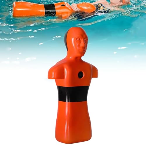 Muñeco de entrenamiento para rescate acuático en piscina miniatura 1