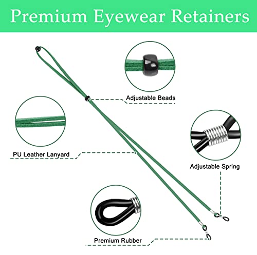Auglifers Eyeglasses Holder Straps Cord, Sunglasses Strap Adjustment For Men Women, Anti-Slip Sports Eyewear Retainer Lanyards 5Pcs #TOP2