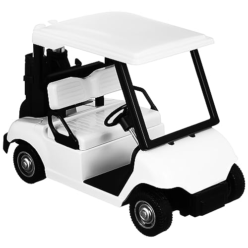 INOOMP Mini Golf Cart Toy 1 20 Scale, Golf Cart Model Die cast, Golf Cart Pull Back Car