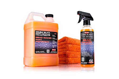 P & S PROFESSIONAL DETAIL PRODUCTS Bead Maker + 4 Eagle Edgeless Microfiber Towels - Combo Kit - Paint Protectant & Sealant, Easy Spray & Wipe Application (1 Gallon + 1 Pint)