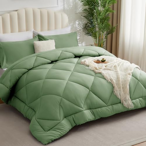 WAVVE Couette Tempérée 300GSM en Microfibre, Édredon Lit 2 Personnes 240x260 cm pour Lit 160x200/180x200/200x200, Grand Chaud Épais Garnissage 300g/m²,...