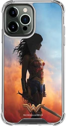 Skinit Clear Phone Case Compatible with iPhone 14 Pro Max - Officially Licensed Warner Bros Diana Prince Wonder Woman Design