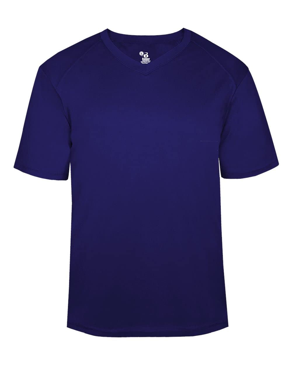 Badger Sports B-Core V-Neck Tee Purple 2X-Large