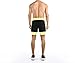 ZERAOKE Men's 2-in-1 Stretch Running Shorts,Quick-Dry Workout Shorts with Zipper Pockets and Compression Liner-Black-3Xl