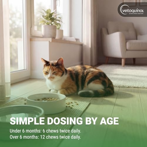 Vetoquinol Enisyl-F Lysine Bites - L-Lysine Chews for Cats & Kittens - Daily Supplement for Immune, Respiratory & Eye Health Support - Aids with Sinus Congestion, Sneezing & Runny Noses - 6.4oz (180g) - Image 5