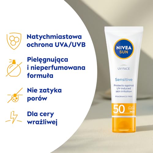 NIVEA SUN Sensitive zonnebrandcrème voor de gevoelige huid SPF50, 50 ml - Afbeelding 4