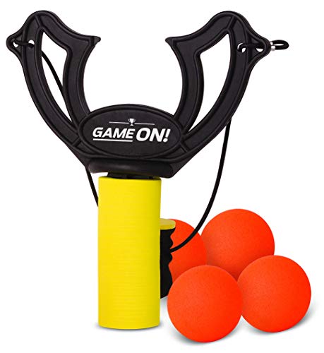 Ideas In Life Slingshot for Kids Super Fun and Easy to Use - Kids Slingshot Perfect for Indoor and Outdoor Games - Sling Shot with 4 Soft Foam Balls for a Safe Shooting Play with Kids of All Ages