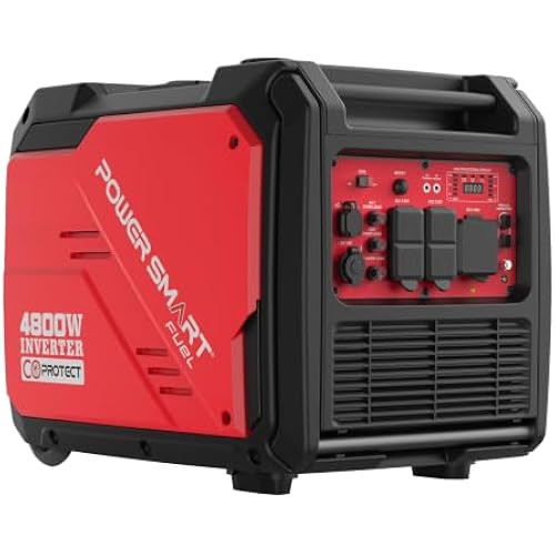 PowerSmart 4800 Watt Portable Inverter Generator for Home Use or RV
