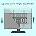 TV Wall Mount Mount, Universal Table Top with Drawstring Design, Adjustable Distance Between Left and Right Holes, Tabletop TV Base Fits 32-60 Inch TVs Beautiful Scenery