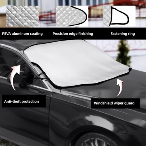 Protector de parabrisas para Jaguar XF Sportbrake X250 ideal para noches de invierno 5