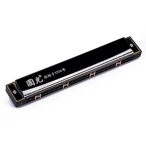 Harmonica trémolo 24 trous en Do - Le cadeau de musique original pour adulte débutant