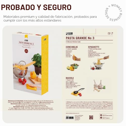 Herramientas de cocina de silicona para evitar manchas de salsa y restos de pepitas 7