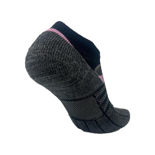 Image of Zensah Wool Running Socks - Soft Cushioned Merino Wool, Moisture Wicking, Anti-Blister - Athletic Socks, Trail Socks