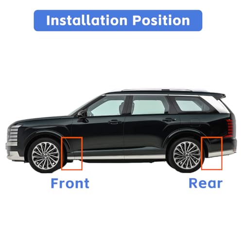 Image of Mud Flap for Hyundai 2026 Palisade Calligraphy Mud Splash Guard Front&Rear SUV Set of 4PCS Black Heavy Duty Compatible with Palisade Mudguard Exterior Accessories (Only Fit Calligraphy Model)