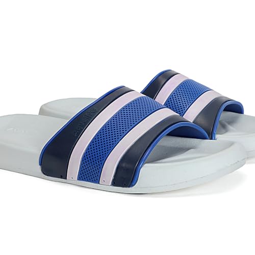 Image of Aqualite AL-192 Men Slides Slipper with Slip-on wear, Comfort and Flat Base Flipflop for dailywear uses.