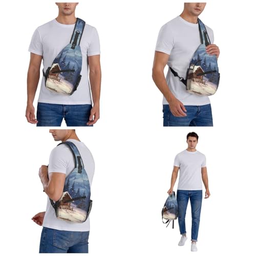 Bolso cruzado pequeño para senderismo unisex miniatura 7