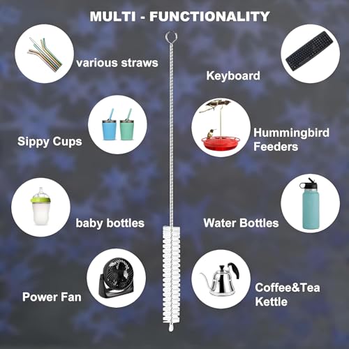 Image of YTM Straw Cleaning Brush Thin Pipes Drinking Straw Washing Cleaning Brushes (Pack of 1)