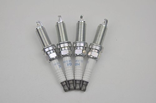 yise-A055 New 4 pcs Dual Iridium Power Spark Plug For 2017 Nissan Rogue 2.0L MR20DD 22401-1VA1C DILKAR7D11H