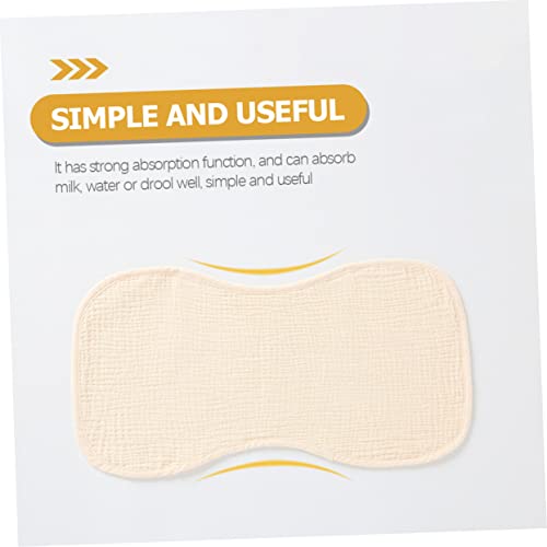4Pcs Burp Cloths Pure Cotton Newborn Burping Rags Super Absorbent Washcloths Soft Gentle for Delicate Skin Essential Supply 5