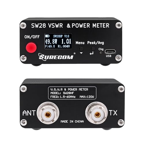 Mcbazel Surecom SW-28HF Mini-V.S.W.R. 1,5 MHz-60 MHz, 120 W & Leistungsmesser