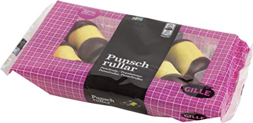 Schwedische Punschrollen, traditionelle Winterspezialität, Marzipangebäck, 180g (1er Pack)