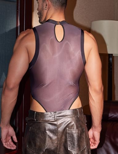 Body brillante para hombre que moldea el torso con suavidad transparente 5