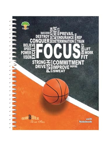 Image of amblitz Spiral Notebook | 18 X 24 CM | B5 Size | School /College Students's Choice for Note Making |70 GSM Thick White Paper | Diary Size | Personal & Office Use | (400 Pages, RULED Notebook)