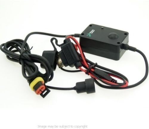 Angled Micro USB Direct to Battery Hard Wire Motorcycle Charging Cable (SKU 12907)