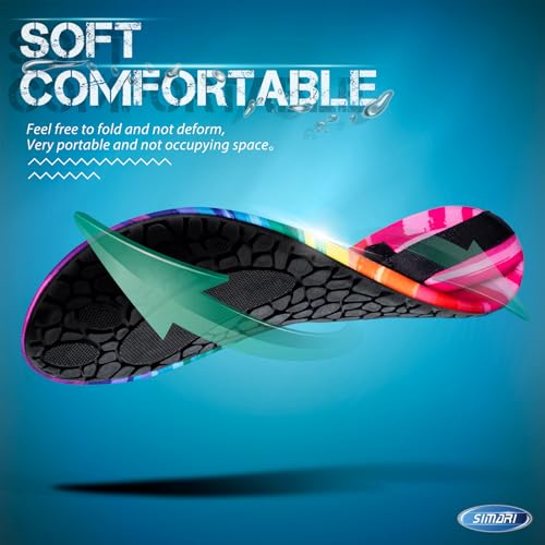 Image of SIMARI Water Shoes for Women Men Swim Aqua Socks Beach Pool Essentials Barefoot Surf River Boat Kayak Sea Yoga Sand Exercise Sport Accessories Breathable Quick-Dry Adult Youth Kid Size SWS001
