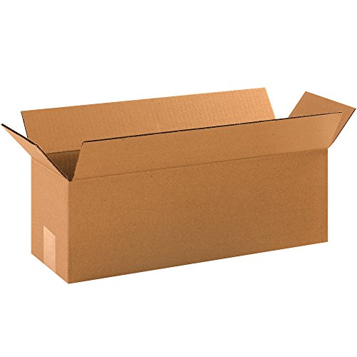 Image of BOX USA Shipping Boxes 18 inchL x 6 inchW x 6 inchH 25-Pack Long Corrugated Boxes for Moving, Shipping, Mailing, Packing, Packaging and Storage