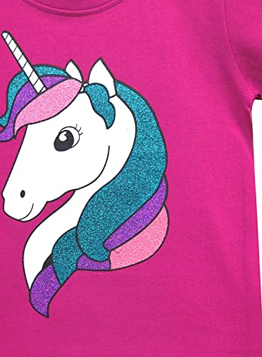 Image of A.T.U.N. (ALL THINGS UBER NICE) Girls Cotton Regular Fit Stylish Printed T-Shirt Cool & Breathable