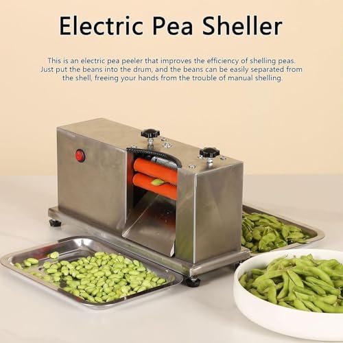Écosseuse de Petits Pois électrique Commerciale, Semi-Automatique avec Rouleaux réglables pour Un épluchage Efficace dans Les Cuisines de Restaurant
