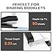 Marsrock Desktop Stapler, Swing-Arm Swivel Stapler, 50 Sheet Capacity, 2000 Staples and Staple Remover, Rotatable Heavy Duty Staplers for Office, Home, Classroom, Booklet, Book Binding,Black
