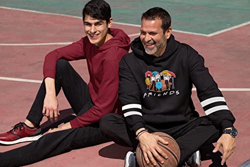 Aganmi Fashion Friend Sweatshirt Hoodie Women Graphic Hoodies Pullover Funny Hooded Sweater Tops Clothes (Black, L) #TOP3